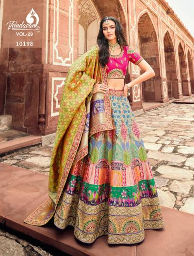 Royal Vrindavan vol 29 Designer Silk Lehenga Wholesaler in india